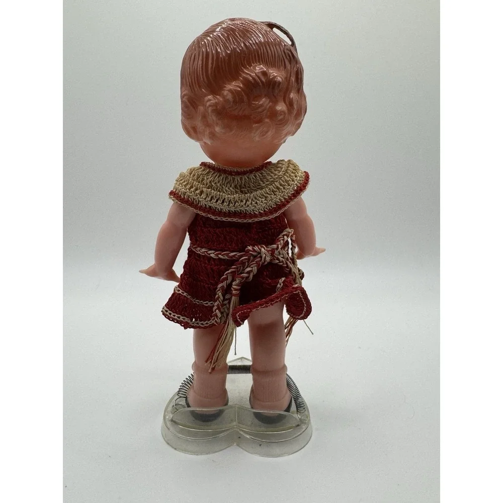 Vintage Knickerbocker Celluloid Cutie Girl Doll